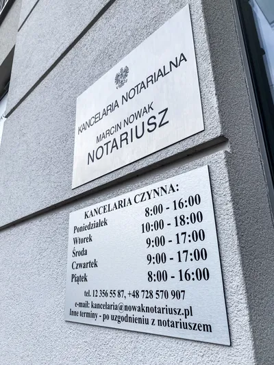 Kancelaria Notarialna Marcin Nowak